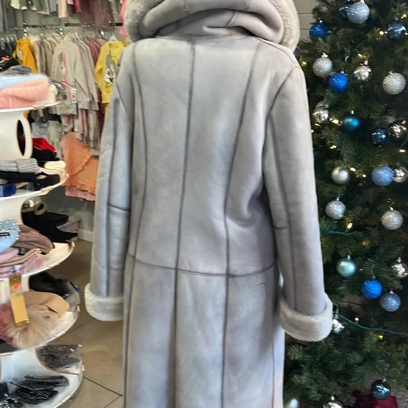 sheepskin coat leather, new size48, made in Turkey